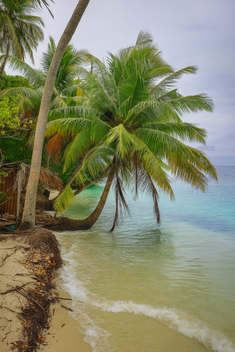 Natural beach